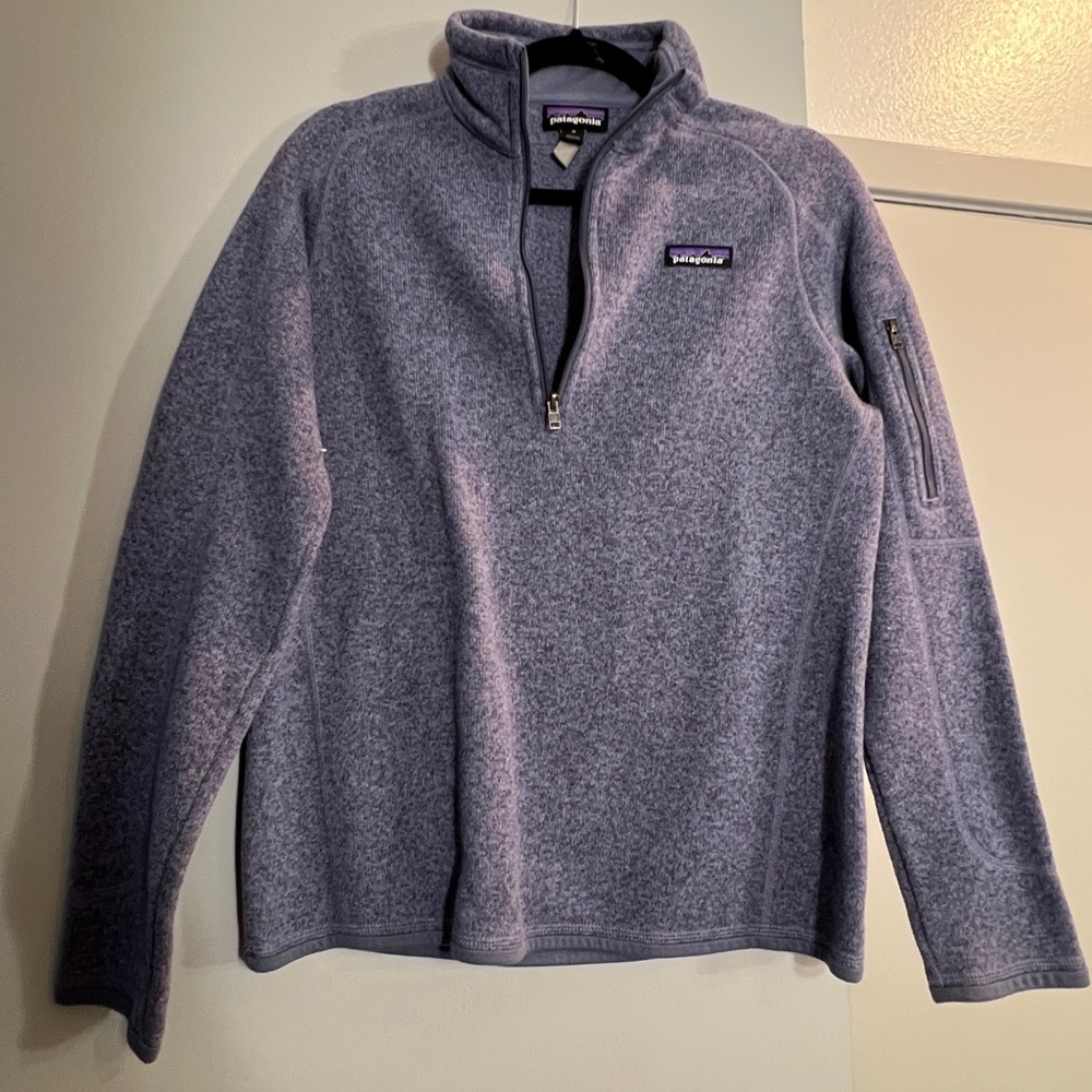 Purple Patagonia Quarter Zip
